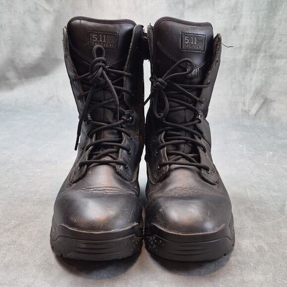 5.11 Tactical ATAC Storm 8” Side Zip Boot 12001 Mens Size 10 Black Combat Police main image 8